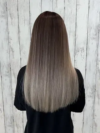 ロング カラー ヘアアレンジ エクステ専門店 Vのヘアスタイル