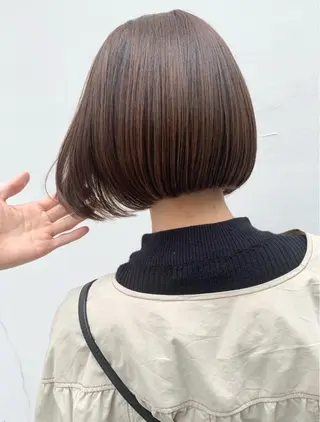 ショート ブリーチ/ウルフ ハッシュカット/石山のヘアスタイル