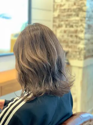 ミディアム 廣瀬 智志のヘアスタイル