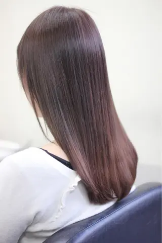 ロング カラー パーマ ヘアアレンジ 成松 勇治のヘアスタイル