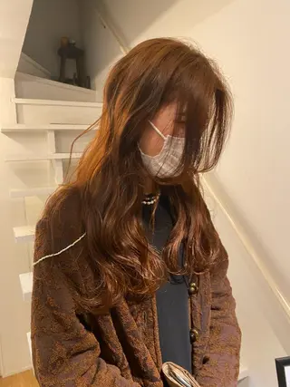 ロング パーマ nanaka/ レイヤーカットのヘアスタイル