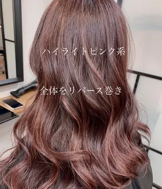 ロング メンズパーマ shell 宮下のヘアスタイル