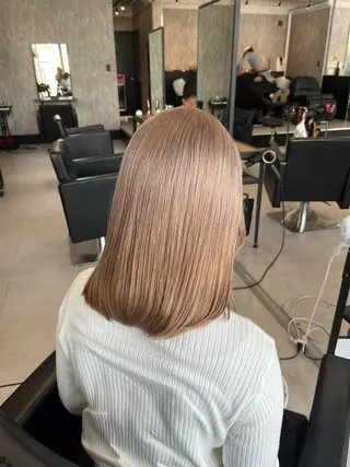 ミディアム カラー TIDEHAIR shina⋆𝜗𝜚のヘアスタイル