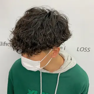 ショート パーマ メンズ メンズサロンロス【LOSS】所属・メンズパーマ/新潟駅 NOBUTA🔥のヘアスタイル