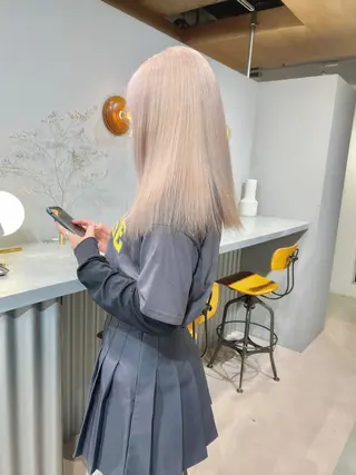 ロング カラー 🌈ハイトーン/ボブ 長江理志🌈のヘアスタイル