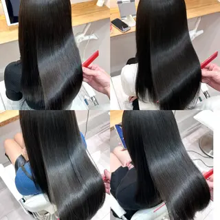 ロング ボブ/レイヤーボブ/ 髪質改善/梶川 夏季のヘアスタイル