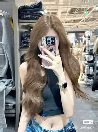 ミディアム 大人っぽ上品🤍韓国 レイヤー🤍ふうがのヘアスタイル