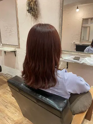 ミディアム カラー 浅沼 ほのかのヘアスタイル