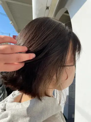 ミディアム カラー 美容室 Jフィドルファドル所属・わきた かずなのヘアスタイル