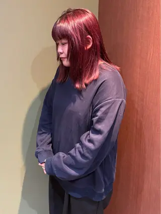 ミディアム カラー mai / linoah˚✧のヘアスタイル