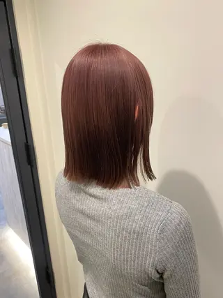 ミディアム カラー 🍑 モモカ🍑のヘアスタイル