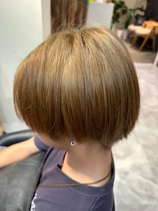 ショート カラーモデル募集 艶髪/透明感/ゆうとのヘアスタイル