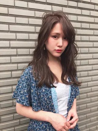 ロング カラー omocha hair salon所属・大嶋 伸吾のヘアスタイル
