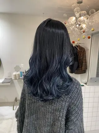ロング カラー Koto🌿 ブリーチなしカラーのヘアスタイル