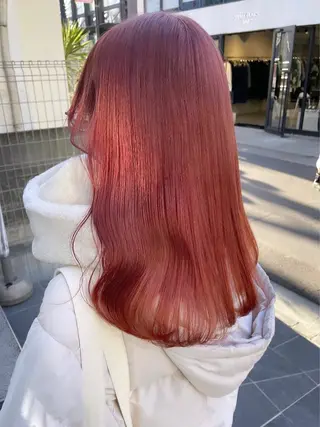 ロング カラー 若月 あやかのヘアスタイル