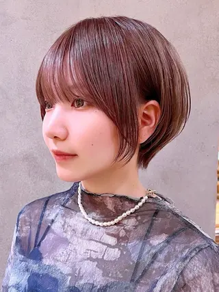 ショート Say.石川葵 ショートボブ前髪のヘアスタイル