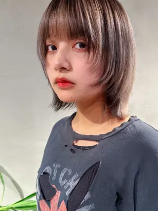 ショート カラー 梅田 illfrere 所属・イルフレール ryuのヘアスタイル