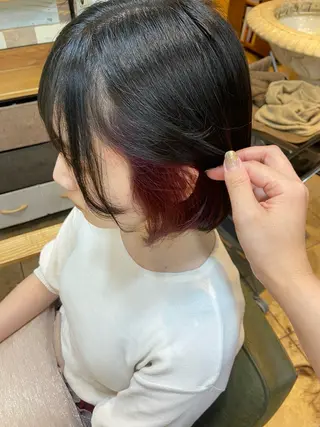ショート カラー オーブヘアースペース新宿店所属・🎀透明感カラー yui🎀のヘアスタイル