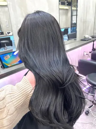 セミロング カラー the path shogo🌻のヘアスタイル