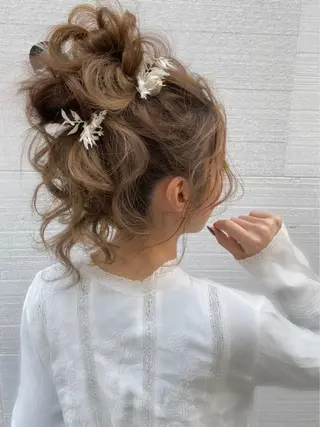 セミロング カラー 髪質改善サロン 心斎橋ARCHEのヘアスタイル