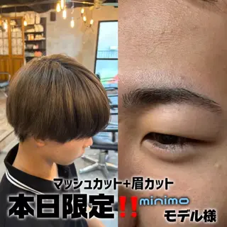 ショート メンズ カットモデル募集/ アイブロウあたり💫のヘアスタイル