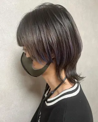 ミディアム カラー MIKOTO/マンツ ーマン/髪質改善🤎のヘアスタイル