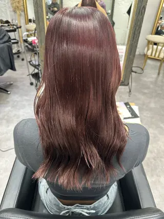 セミロング カラー ヘアアレンジ 久米 治仁のヘアスタイル