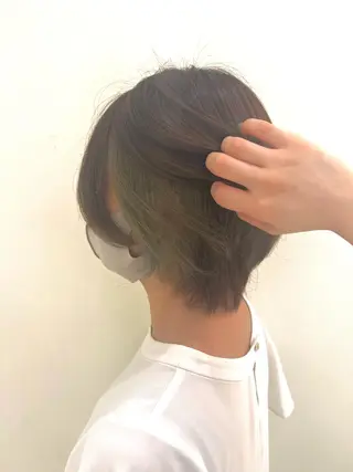 カラー 白金台カラーリスト あきよしのヘアスタイル