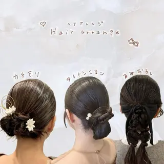 ヘアアレンジ 谷本 萌のヘアスタイル