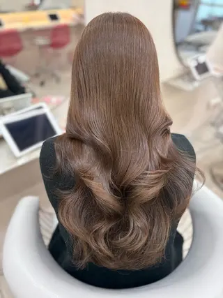 ロング 新宿/韓国ヘア 中明度カラー/かやのヘアスタイル