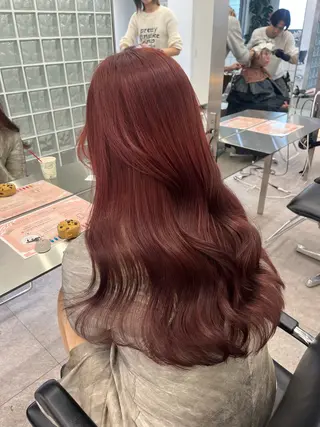 ロング カラー cinq所属・hatano kahoのヘアスタイル