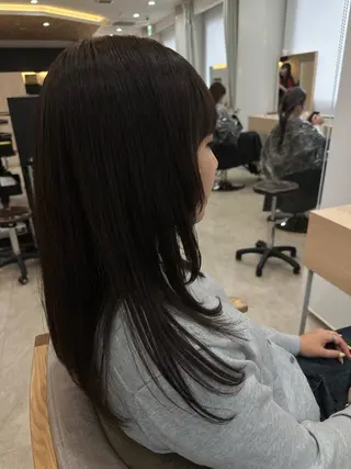 ミディアム little×RINNE栄【リトルリンネ】所属・のえる/透明感カラー /リトルリンネ/栄のヘアスタイル