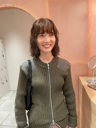 パーマ 上平 綾菜のヘアスタイル