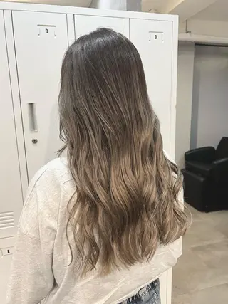 ロング カラー M IIのヘアスタイル