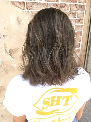 ミディアム カラー anno hair salon所属・艶カラー/ Nanamiのヘアスタイル