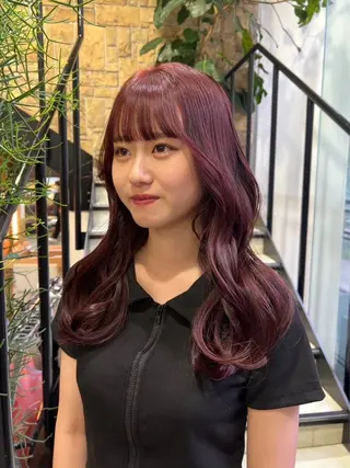 セミロング カラー ✩似合わせカラー /レイヤー✩momoのヘアスタイル