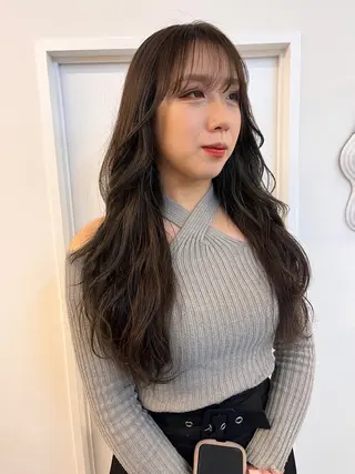 ロング カラー レイヤーカット/韓国 ヘア/ honokaのヘアスタイル
