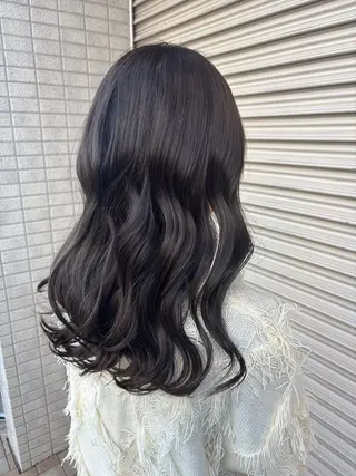セミロング カラー Fukuma Karinのヘアスタイル