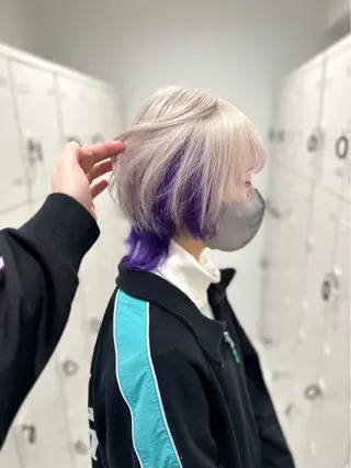 ショート 似合わせ艶カラー🪽 ひかる🪽🩶のヘアスタイル