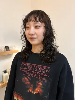 ミディアム 似合わせ/透明感 /レイヤー/りほ🤍のヘアスタイル