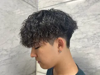 メンズ パーマ/京都駅 /メンズ/藤井 翔のヘアスタイル