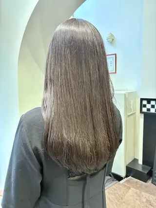 ロング カラー ヘアアレンジ 裾カラー/Aya🥀のヘアスタイル