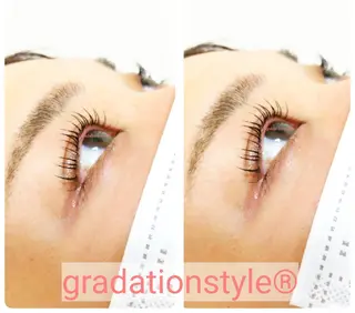 マツエク・マツパ 🎼グラデーション スタイル札幌♫*✧のマツエク・マツパデザイン