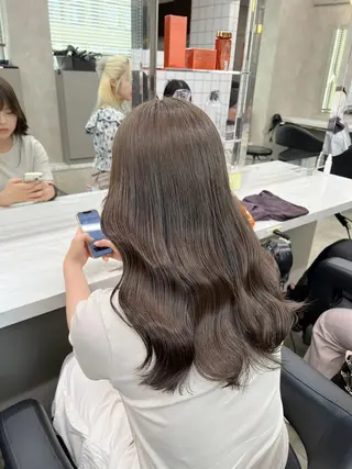カラー 🌿赤み消し艶カラー ✨BABY上野🌿のヘアスタイル