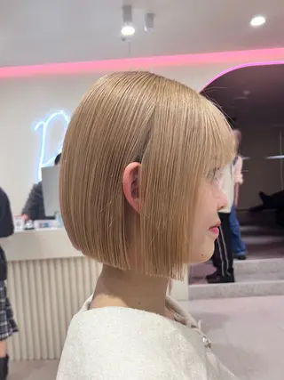 ショート ✨池袋で1番キレイな ボブ✂️ケンボーのヘアスタイル