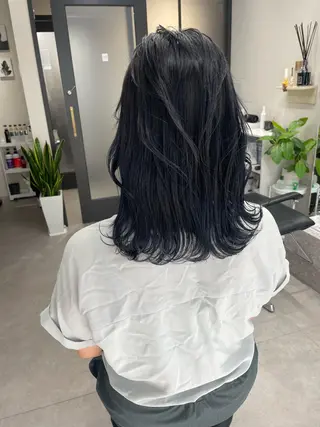 セミロング カラー 髪質改善will hairdesignのヘアスタイル