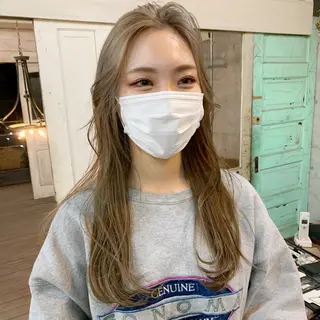 ロング カラー kimika🥑 メンズ/髪質改善のヘアスタイル