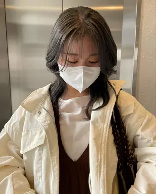 ミディアム カラー レイヤー/ブリーチ ♥️【木坂 桃歌】のヘアスタイル