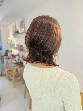 ショート カラー 安永 涼のヘアスタイル