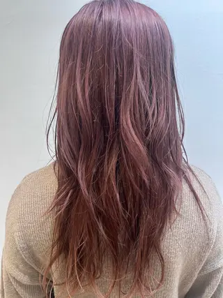 ロング 🐺ウルフ× ハイトーン🐺MOEのヘアスタイル